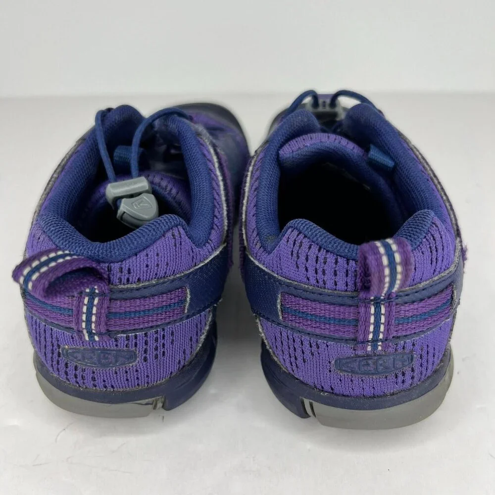 Keen Boys CD-C 011119 Blue Purple Lace Up Round Toe Low Size 5Y Athletic Shoes